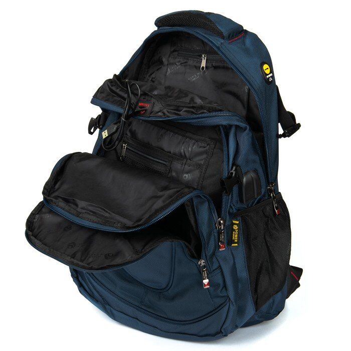 Городской рюкзак для ноутбука с USB Power In Eavas 8512 blue купить недорого в Ты Купи