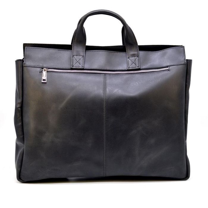 Мужская кожаная черная сумка TARWA ra-7107-extra купить недорого в Ты Купи