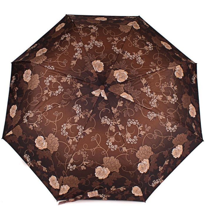 Зонт женский модный полуавтомат AIRTON коричневый купить недорого в Ты Купи
