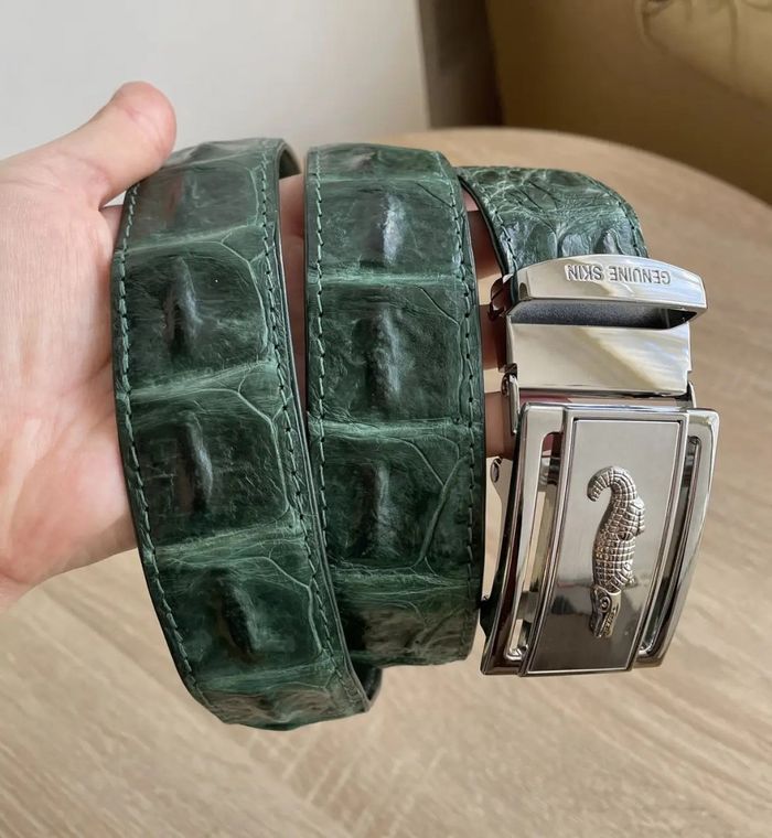 Ремень из кожи крокодила Ekzotic Leather crb 05_2 купить недорого в Ты Купи