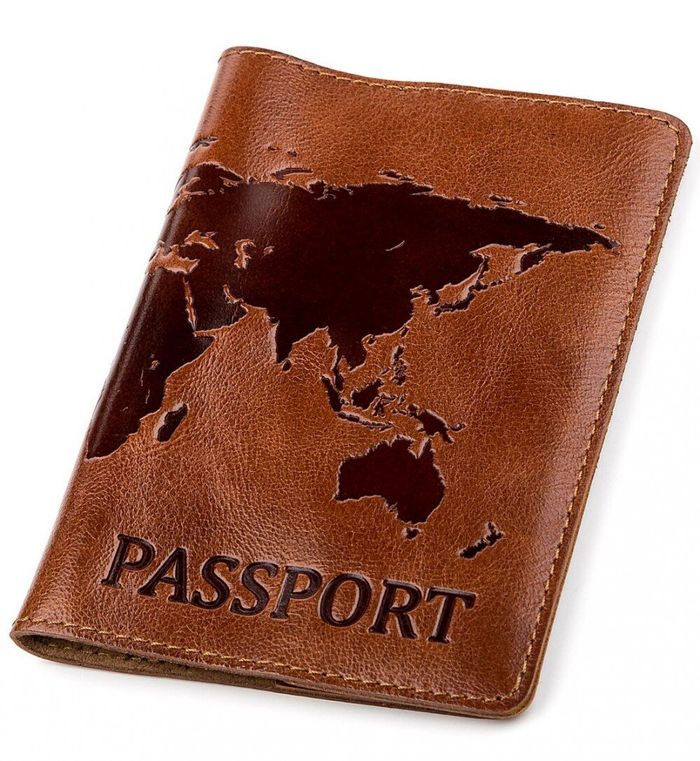 Обкладинка для паспорта SHVIGEL 13919 Коричневий купити недорого в Ти Купи