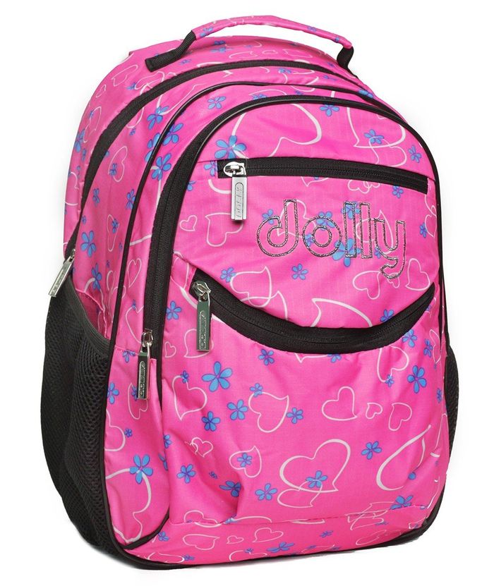 Школьный рюкзак для девочки с ортопедической спинкой Dolly 502 розовый купить недорого в Ты Купи