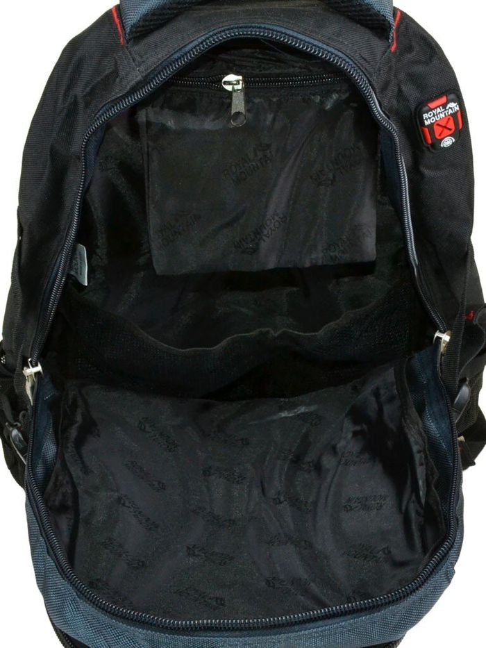 Туристичний рюкзак Royal Mountain 7915 black-blue купити недорого в Ти Купи
