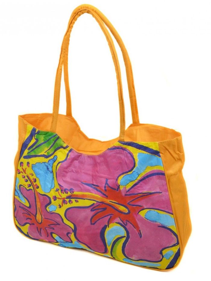 Женская Летняя пляжная сумка Podium /1330 yellow купить недорого в Ты Купи