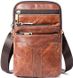 Чоловіча шкіряна сумка Vintage 14724 Коричневий