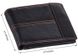 Чоловічий шкіряний гаманець Vintage 14227 Чорний