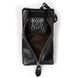 Жіноча шкіряна косметичка Cosmetic bag 6001-A black