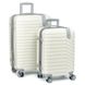Комплект чемоданов 2/1 ABS-пластик PODIUM 8347 white змейка 32659