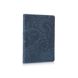 Кожаная обложка на паспорт HiArt PC-01 Mehendi Art синяя Синий