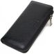 Шкіряний жіночий гаманець BOND 22053, Чорний
