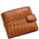 Чоловік коричневий гаманець зі шкіри крокодила Ekzotic Leather cw29