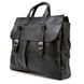 Мужская кожаная черная сумка TARWA ra-7107-extra