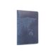 Синя обкладинка для паспорта зі шкіри HiArt PC-02-S18-4417-T001 Синій