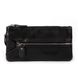 Женская кожаная косметичка-клюлчница Cosmetic bag 6001-A black