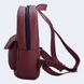 Бордовий жіночий рюкзак з еко-шкіри TWINS STORE Р31