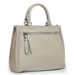 Женская кожаная сумка ALEX RAI 8782-9 white-grey