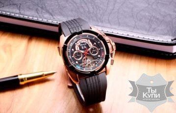 Мужские наручные часы Forsining Unique Black (1073) купить недорого в Ты Купи