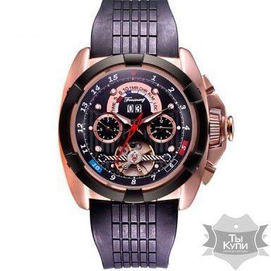 Чоловічий наручний годинник Forsining Unique Black (1073) купити недорого в Ти Купи