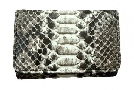 Кошелек из натуральной кожи питона Ekzotic Leather snw01_1 купить недорого в Ты Купи