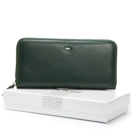 Женский кожаный кошелек Bright DR. BOND W201 green купить недорого в Ты Купи