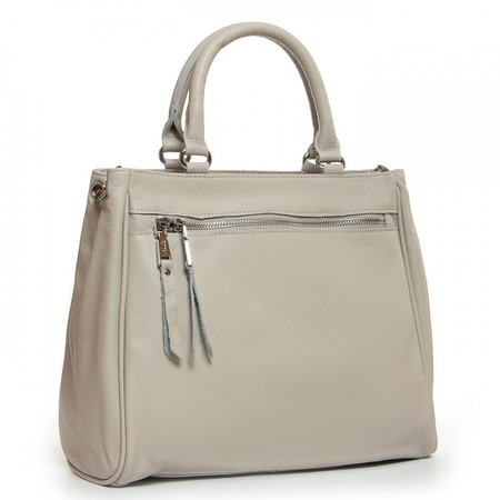 Жіноча шкіряна сумка ALEX RAI 8782-9 white-grey купити недорого в Ти Купи
