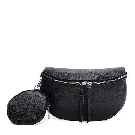 Жіноча шкіряна сумка Borsa Leather K15-5813bl-black купити недорого в Ти Купи