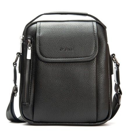 Мужская сумка-планшет из экокожи DR. BOND 3008-2 black купить недорого в Ты Купи
