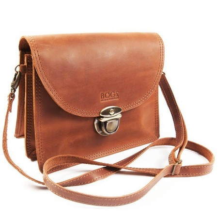 Женская коричневая сумка ручной работы из кожи BOGZ Iren P44M10S3 купить недорого в Ты Купи