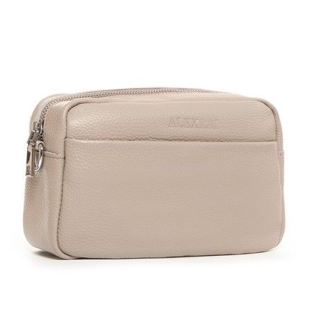 Молодежный клатч из кожи ALEX RAI 3801 pale grey купить недорого в Ты Купи