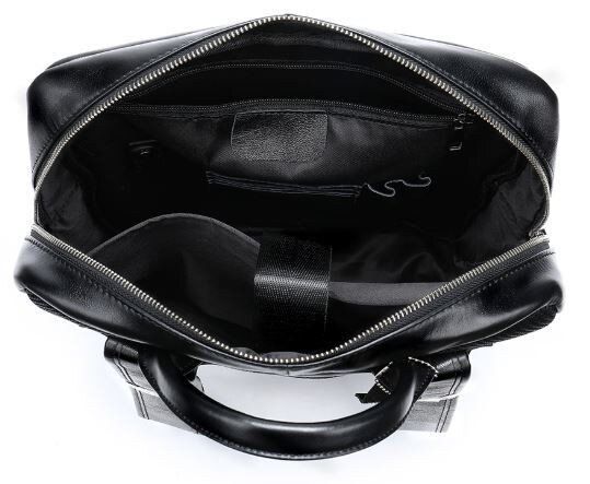 Шкіряний чорний рюкзак Vintage 14822 Чорний купити недорого в Ти Купи