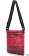 Молодіжна сумка-месенджер Poolparty червоного кольору купити недорого в Ти Купи
