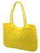Женская желтая Летняя пляжная сумка Podium /1327 yellow