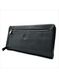 Чоловічий шкіряний клатч-гаманець Weatro 21,5 х 11,5 х 3,5 см Чорний wtro-1-162-99А, Чорний