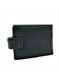 Чоловічий шкіряний гаманець Weatro 11 х 8,5 х 2,5 см Чорний wtro-168-L42ND
