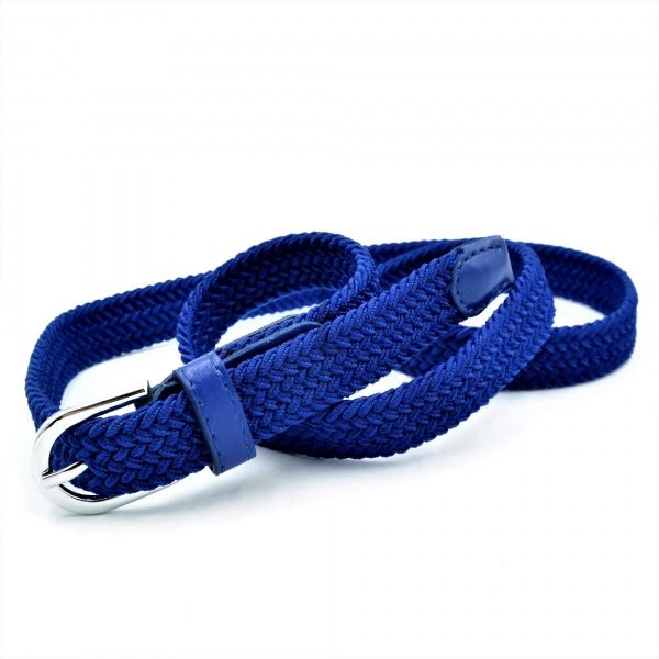 Синий текстильный ремень резинка Le-Mon 2 см. un-2rez-0137 купить недорого в Ты Купи