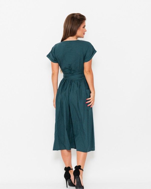 Платье ISSA PLUS 10935 S темно-зеленый купить недорого в Ты Купи
