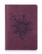 Шкіряна обкладинка на паспорт HiArt PC-01 Mehendi Classic фіолетова Фіолетовий купити недорого в Ти Купи