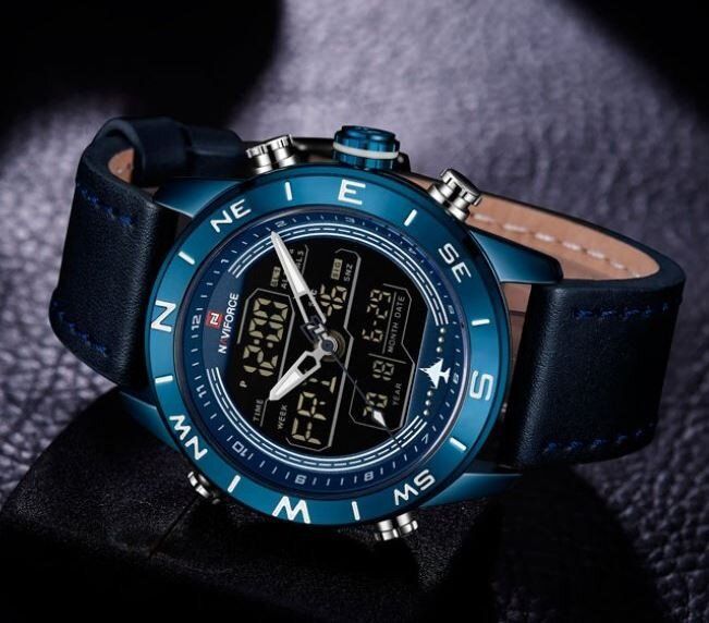 Мужские спортивные часы NAVIFORCE STRIKE BLUE 1244 купить недорого в Ты Купи
