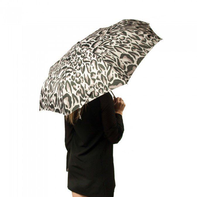 Жіноча механічна парасолька Fulton Minilite-2 L354 - Tribal Leopard (Леопард) купити недорого в Ти Купи