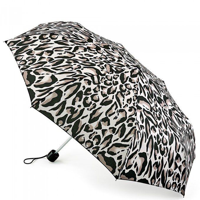 Женский механический зонт Fulton Minilite-2 L354 - Tribal Leopard (Леопард) купить недорого в Ты Купи
