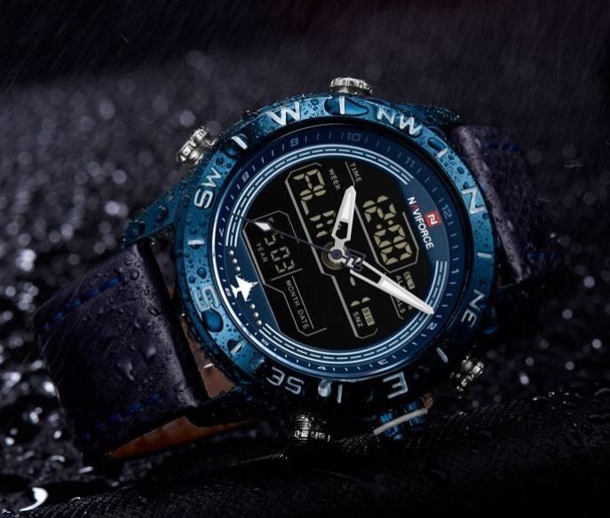 Мужские спортивные часы NAVIFORCE STRIKE BLUE 1244 купить недорого в Ты Купи