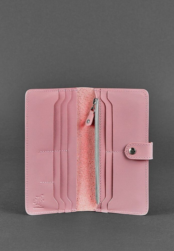 Жіночий шкіряний гаманець BlankNote 7.0 Рожеве bn-pm-7-pink купити недорого в Ти Купи