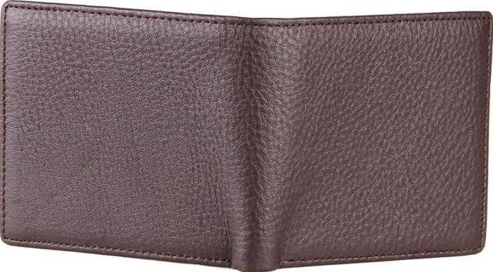 Чоловічий шкіряний гаманець Vintage 14515 Темно-коричневий купити недорого в Ти Купи