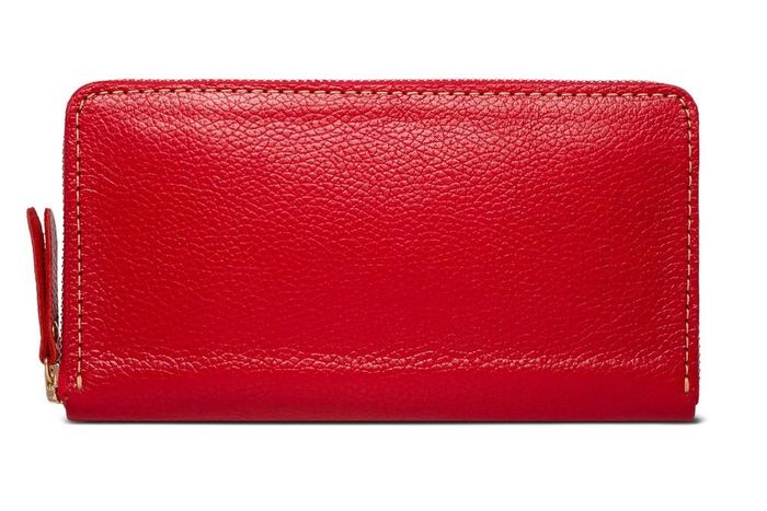 Гаманець без ремінця - Жіночий шкіряний гаманець-клатч ручної роботи Gato Negro Discovery Buffalo Red купити недорого в Ти Купи