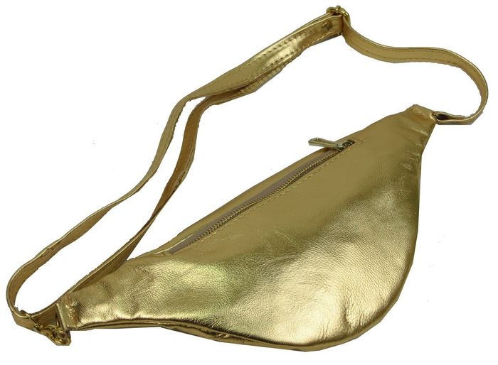 Женская поясная сумка из кожзама Always Wild золотистая купить недорого в Ты Купи