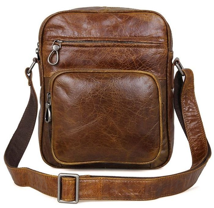Мужская кожаная сумка Vintage 14418 купить недорого в Ты Купи