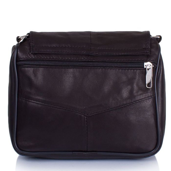 Женская кожаная чёрная сумка-мессенджер TUNONA SK2410-2 купить недорого в Ты Купи