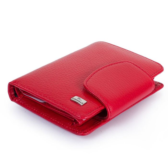 Женский кожаный красный кошелек DESISAN SHI086-4-1FL купить недорого в Ты Купи