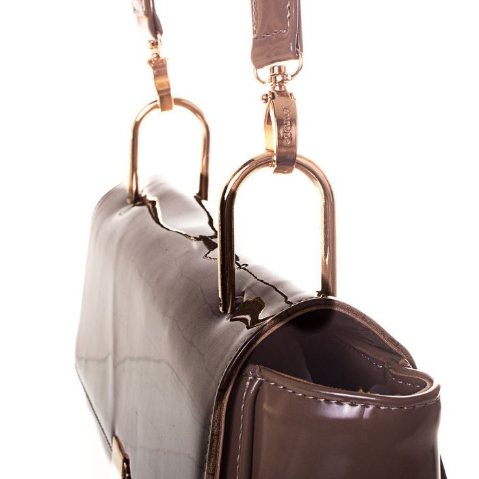 Женская коричневая сумка EUROPE MOB из экологической кожи купить недорого в Ты Купи