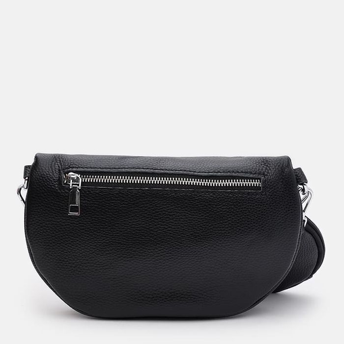 Женская кожаная сумка Borsa Leather K15-5813bl-black купить недорого в Ты Купи